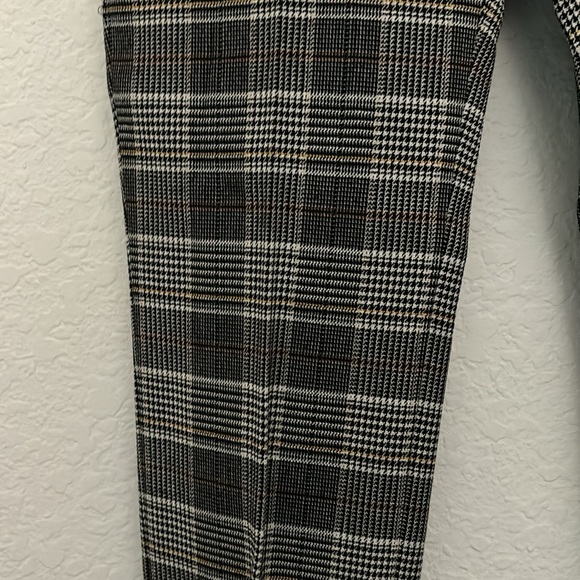 NWT THEORY “TAWNY” city plaid pant size 2 - Picture 4 of 5